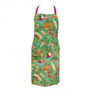 Apron | Holiday Green | Linen